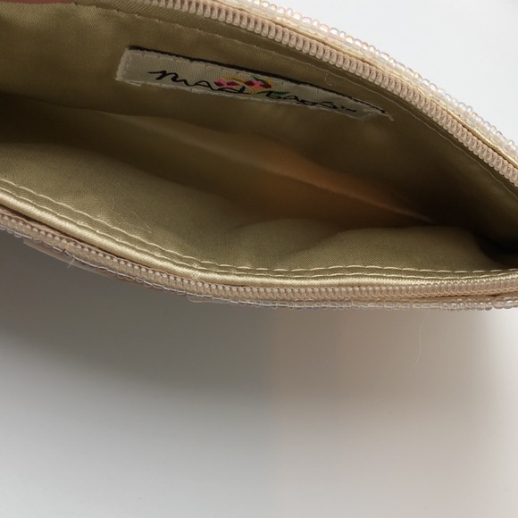 Mad Bags Abalone Sliver Wallet Handmade Shell Purse Zipper Closure. EC - Picture 10 of 11